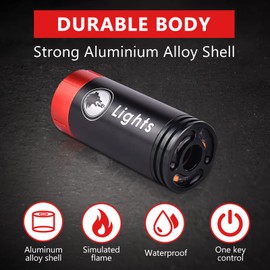 zlangsports Tracer Unit Lighter Glow in Dark for 14mm CCW/10mm CW Thread M14 CCW Thread to M11 CW Thread (RED)