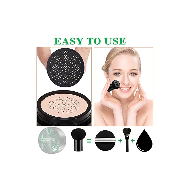 Base De Maquillaje En Cojín Con Forma De Hongo, Crema