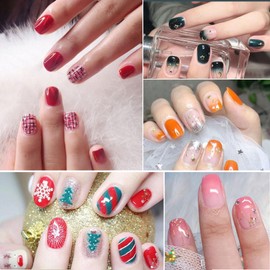 XEAOHESY 40 Sheets 560 Pieces Full Wrap Nail Polish Strips, Self-Adhesive Gel Nail Strips Multi-Color Nail Polish Stickers, Solid Color Nail Wraps, Nail Art Accessories(Stylish Style)