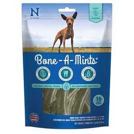 Bone-A-Mints All Natural, Wheat-Free Breath Freshening Bone, 5.60-Ounce, Mini, 16-Pack