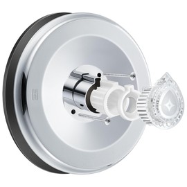 Enhon Tub and Shower Trim Kit, Shower Trim Compatible with Moen Single Handle Tub/Shower Valve, Escutcheon Screws Tube and Handle(Chrome,Compatible with Posi-temp)