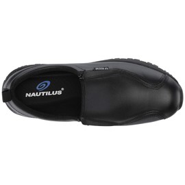 Nautilus Safety Footwear Specialty EH N5024 Men's Slip-On Work Shoes, 7.5 W Black
