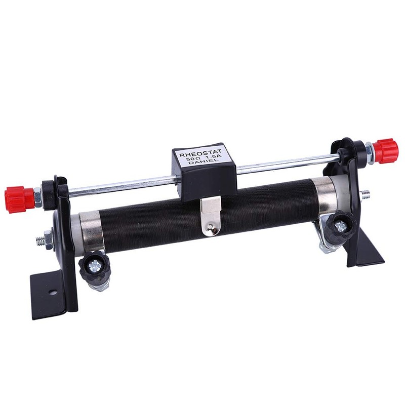 Oumefar Slide Rheostat Resistance, Sliding Rheostat Adjustable Rheostat Physics Electrical