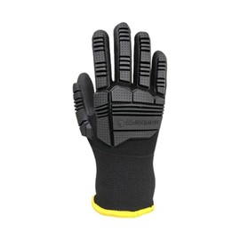 Carhartt Men's Thermal Knuckle Guard Nitrile Glove, Grey Black, X-Large