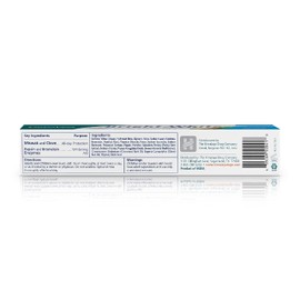 Himalaya Bright White Toothpaste, Fluoride Free to Reduce Plaque & Whiten Teeth, 6.17 oz