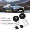 Hood Lock, 2pcs Car Universal Carbon Fiber Engine Hood Cover