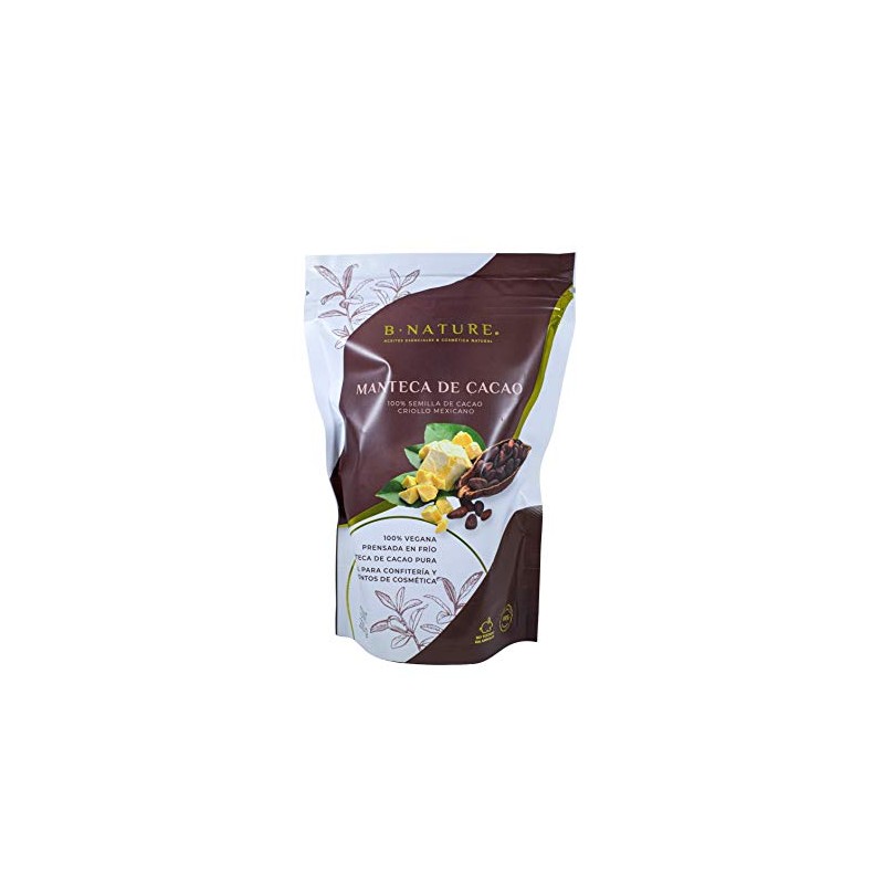 Manteca de cacao B Nature grado alimenticio y cosmético