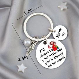 MOEXUKO Mothers Day Gifts for Mom Cool Mom Keychain Best Idea Gifts for Mom Unique Gifts for Mom from Son Kids Mothers Day Birthday Thanksgiving Funny Mom Gifts for Her
