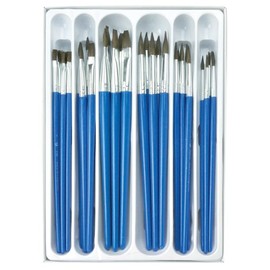 Royal and Langnickel Round/ Flat Natural Hair Brush Set (Pack of 30)