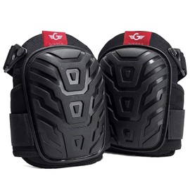 GUARD 5 - Knee Pads with Strong Padding - Gel Cushion - Knee Protection for Work, Garden, Tiles and Flooring
