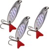 Fishing Lure Spoon Metal Lure Bait Jig Treble Hooks Spinners