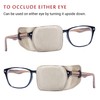 Astropic 2Pcs Silk Eye Patches for Adults Kids Glasses to