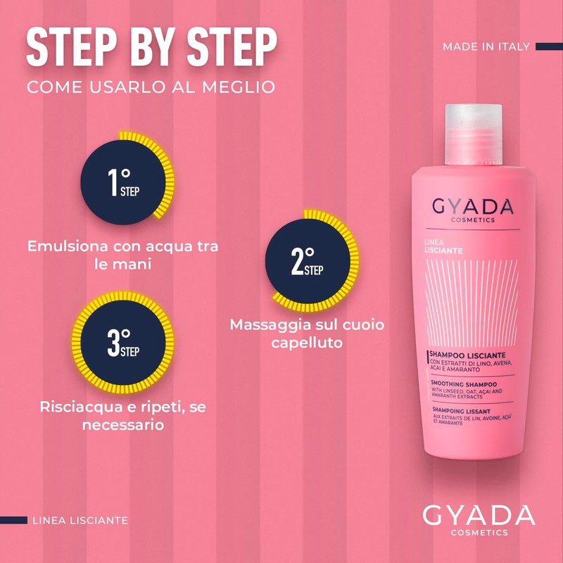 GYADA COSMETICS, Smoothing, Gentle, Soft Foaming Shampoo for Silky and