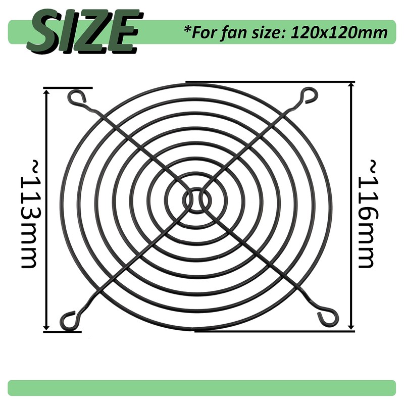 AERZETIX - C15108 - Set of 2 Protective Grilles for