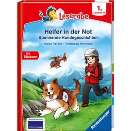 Helfer in der Not - Spannende Hundegeschichten - lesen lernen mit dem Leseraben - Erstlesebuch - Kinderbuch ab 6 Jahren - Lesenlernen 1. Klasse Jungen und Mädchen (Leserabe 1. Klasse)