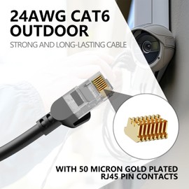 Jadaol Cat6 24AWG Round 50ft