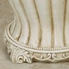 Touch of Class Flowering Medallion Wastebasket - Resin - Antique