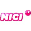 Nici 40728 Smiley pencil case in yellow with stars, plush,