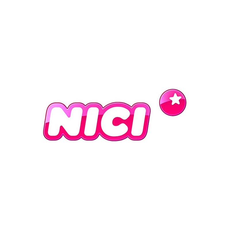 Nici 40728 Smiley pencil case in yellow with stars, plush,