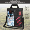 OPUX 3 Bottle Wine Carrier Tote, Insulated Leakproof Wine Cooler