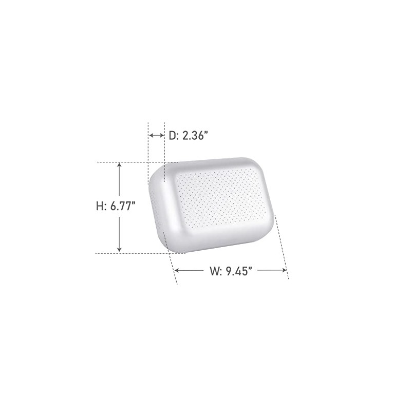 Craftmade CH3000-BNK Builder Rectangular Door Chime, 8"H x 7"W x