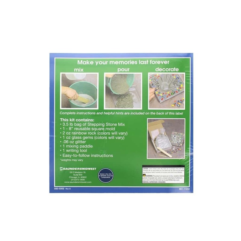 StoneCraft (90111232) 8 Inch Mosaic Stepping Stone Kit