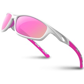 Rivbos Sunglasses Cycling Goggles Sports Glasses for Women. Men Polarised TR90. Super Light Unbreakable Frame. UV400 Hiking. Running. Golfing and Fishing RB831