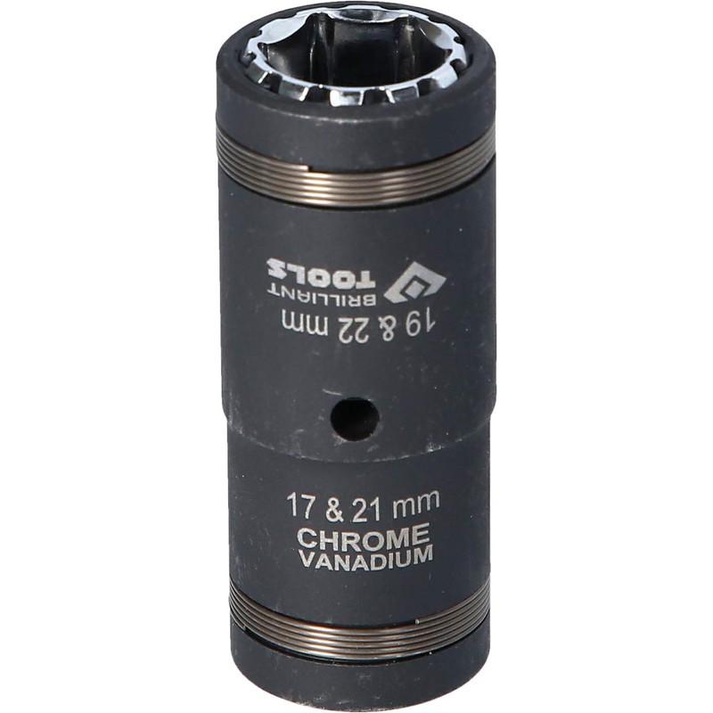 BRILLIANT TOOLS BT691011 4-in-1 Impact Socket Set, 2 Pieces [Powered