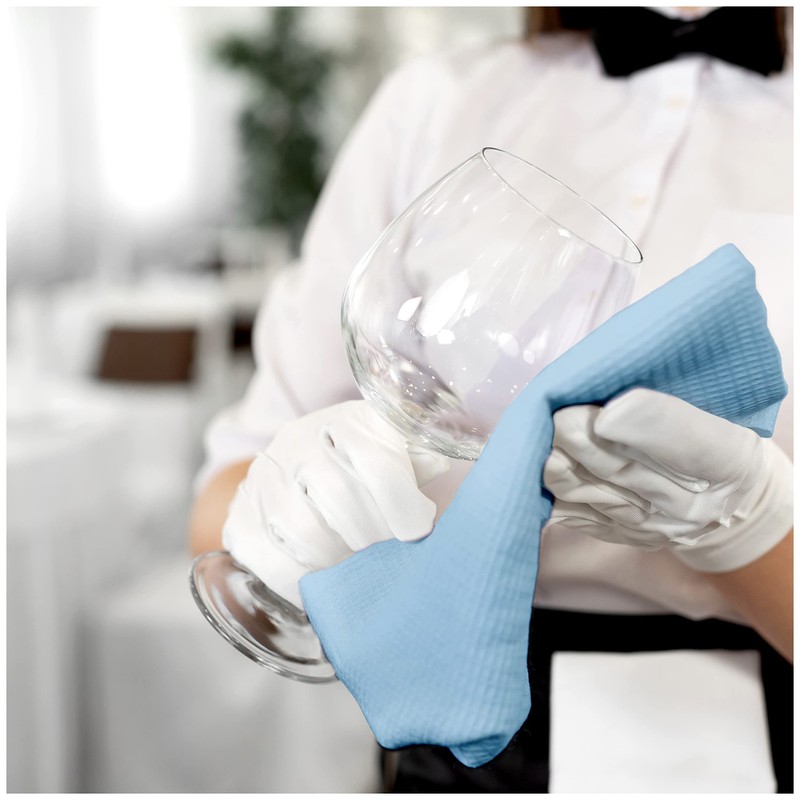 Amago - Pack of 5 Glass Cloths 45 x 65