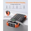 GOODaaa Massive 42800mAh Capacity with Solar Portable Charger 20W Fast