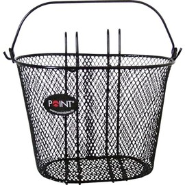 Point Kinder Fahrradkorb VR Colour, schwarz, 25x16x16cm, 05102805