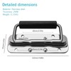 TRACOMPAN Box Handles 2Pcs Stainless Steel Heavy Duty Box/Drawer/Door Handles