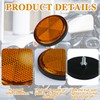 Bntyok Round Reflector 6PCS 2inch / 56mm Plastic Universal Screw