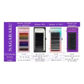 Blister Nagaraku Mixto Para Extensiones De Pestañas                                                                                                   