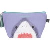 Skater ZFP1-A Flat Pouch, For Going Out, Small Items, Gusset,