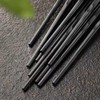 TOTKEN Chopsticks, 5 Pairs Reusable Black Dishwasher Safe Non-Slip Chopsticks