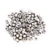 binifiMux 100pcs M2 x 0.4mm 304 Stainless Steel Nylock Self