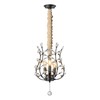 EIFHYT Fabric Cord Cover & Chandelier Chain Cover 2 Pack