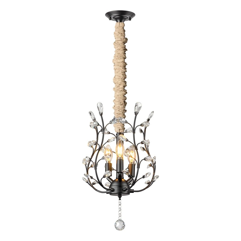 EIFHYT Fabric Cord Cover & Chandelier Chain Cover 2 Pack