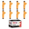 FIREMOTOO Fuel Injectors Pack of 8 4 Holes Compatible with