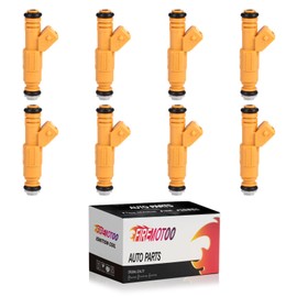 FIREMOTOO Fuel Injectors Pack of 8 4 Holes Compatible with Ford for Mustang 5.0L V8 1986 1987 1988 1989 1990 1991 1992 1993 1994 1995