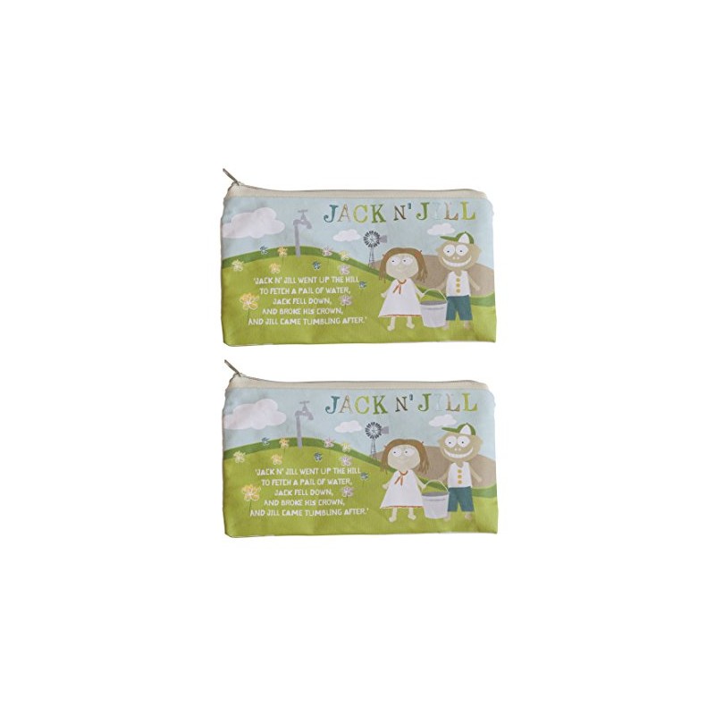 Jack and Jill Kids Sleepover Pouch x 2 Pack