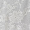 58" Wide White Giselle Stretch Floral Lace Fabric Soft 4