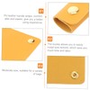 KOMBIUDA 1PC Bag Handle Wrap Protector Yellow Handbag Cover for