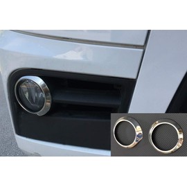 VNVIS 2x stainless steel front fog lights rings decorations fit for Actros MP4 chrome steel accessories