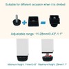 uxcell Leveling Feet 38 x 38mm Square Inserts Kit Furniture
