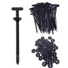 20PCS Nylon Universal Cable Tie Buckle, Heavy Duty Self Locking