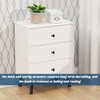 hioseyre 4-Pack Round Black Drawer Knobs - Aluminum Alloy Cupboard