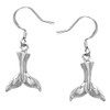 Whale Tail Earrings 3D by Cape Cod Jewelry-CCJ