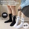 Dolores 2par Calcetines Pareja Divertidos Ventosas Iman Ojos Grande